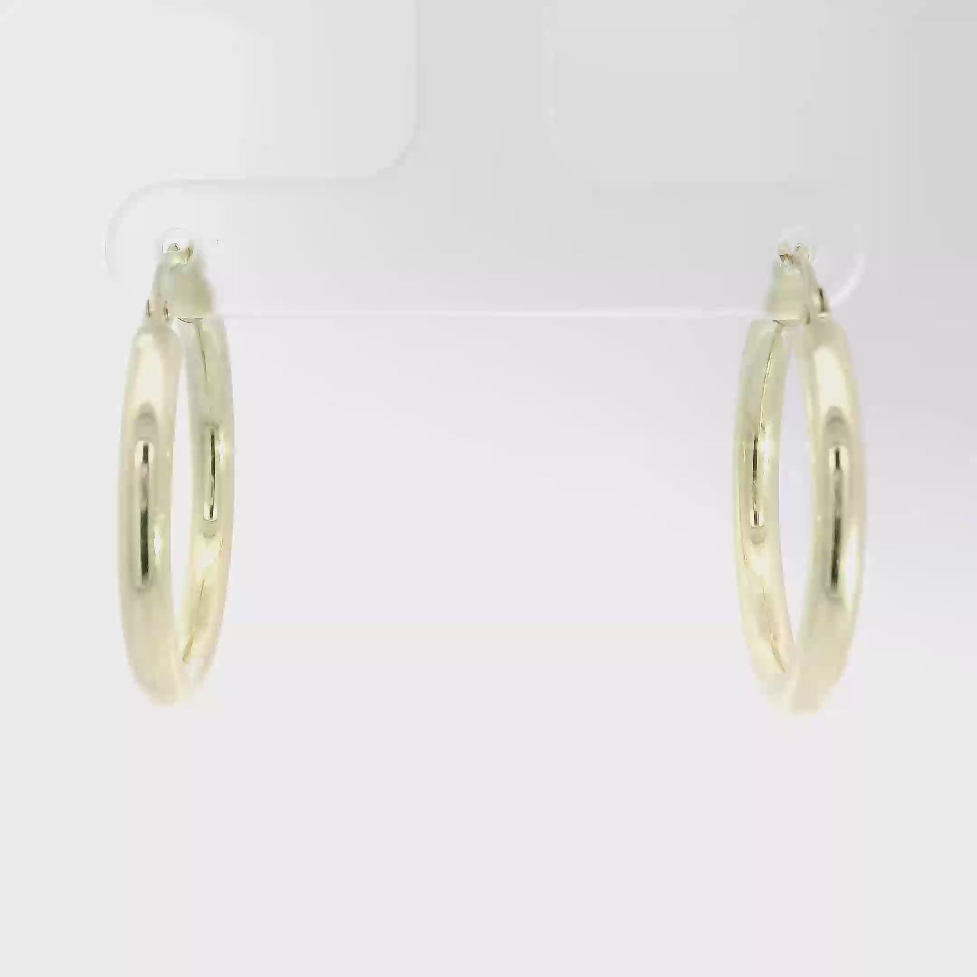 14K Yellow Gold Hoop Earrings