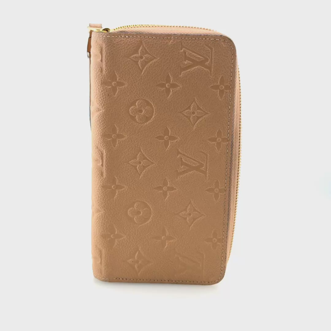 Louis Vuitton Monogram Empriente Zippy Wallet