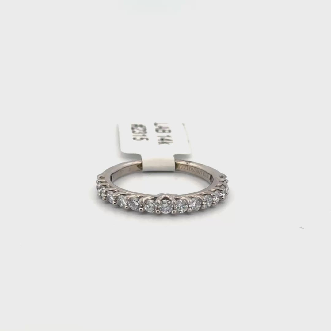 14K White Gold Lab Grown Diamond Band