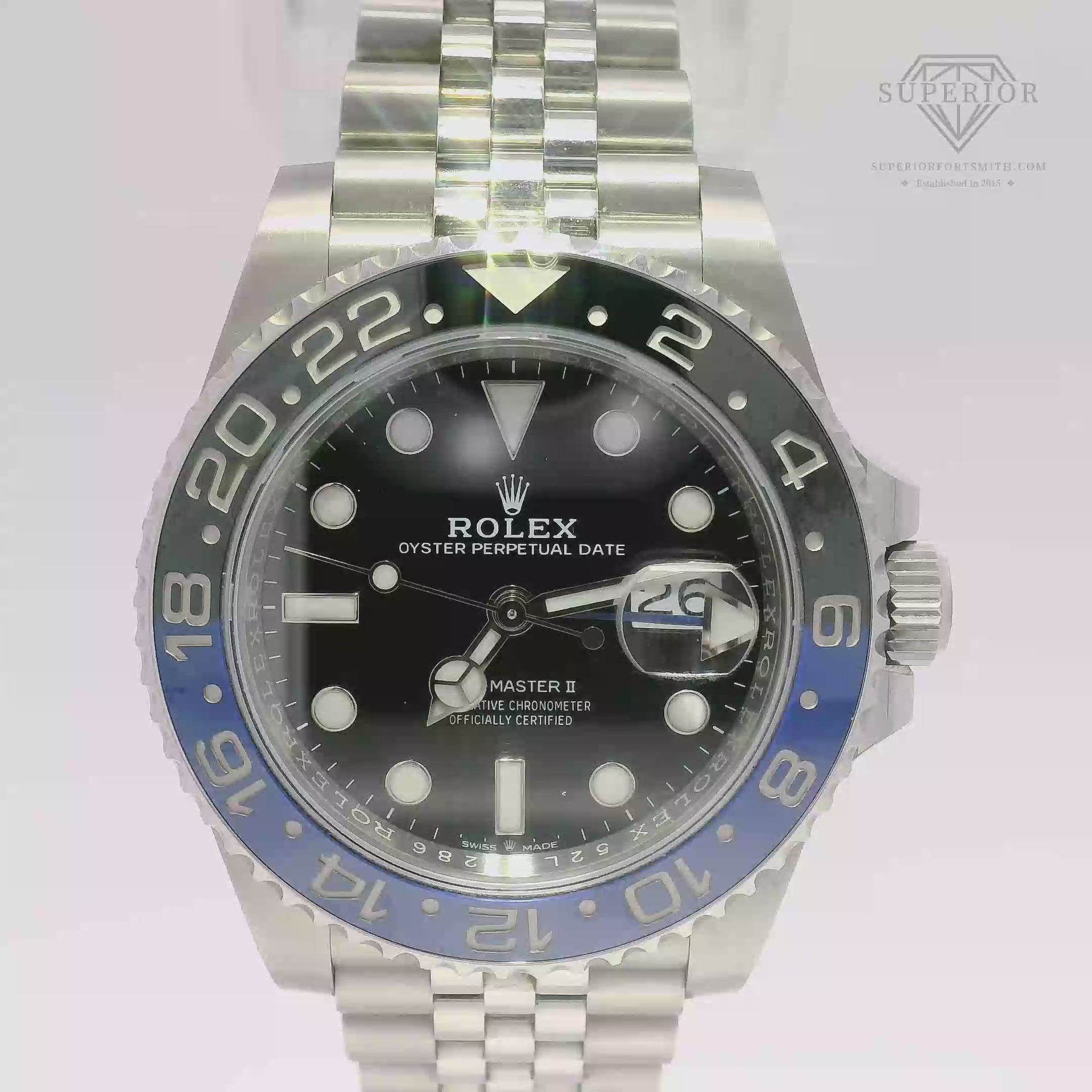 40mm Rolex GMT Master II Batman (2019)