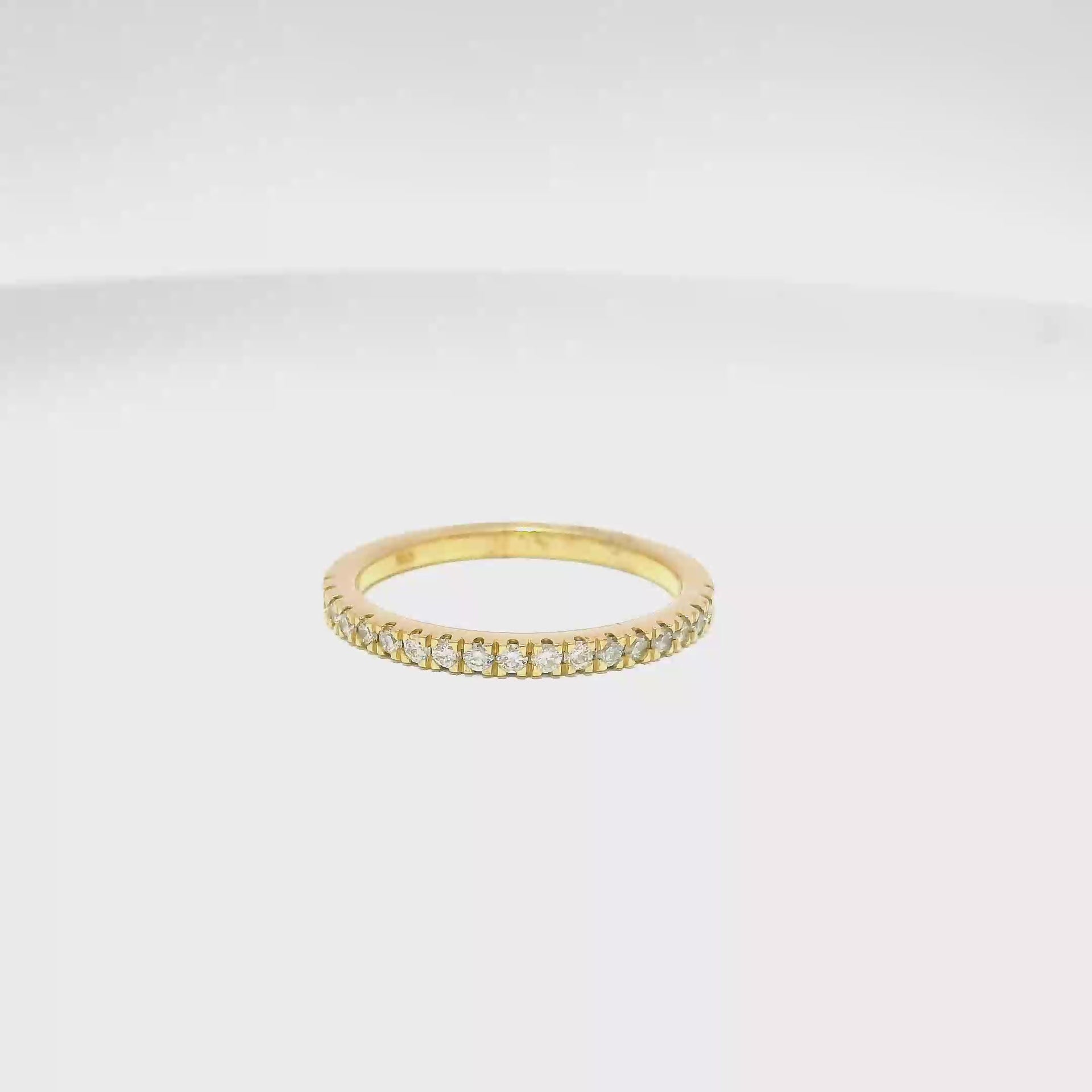 Lab Grown Diamond in 14K Yellow Gold Sz 7