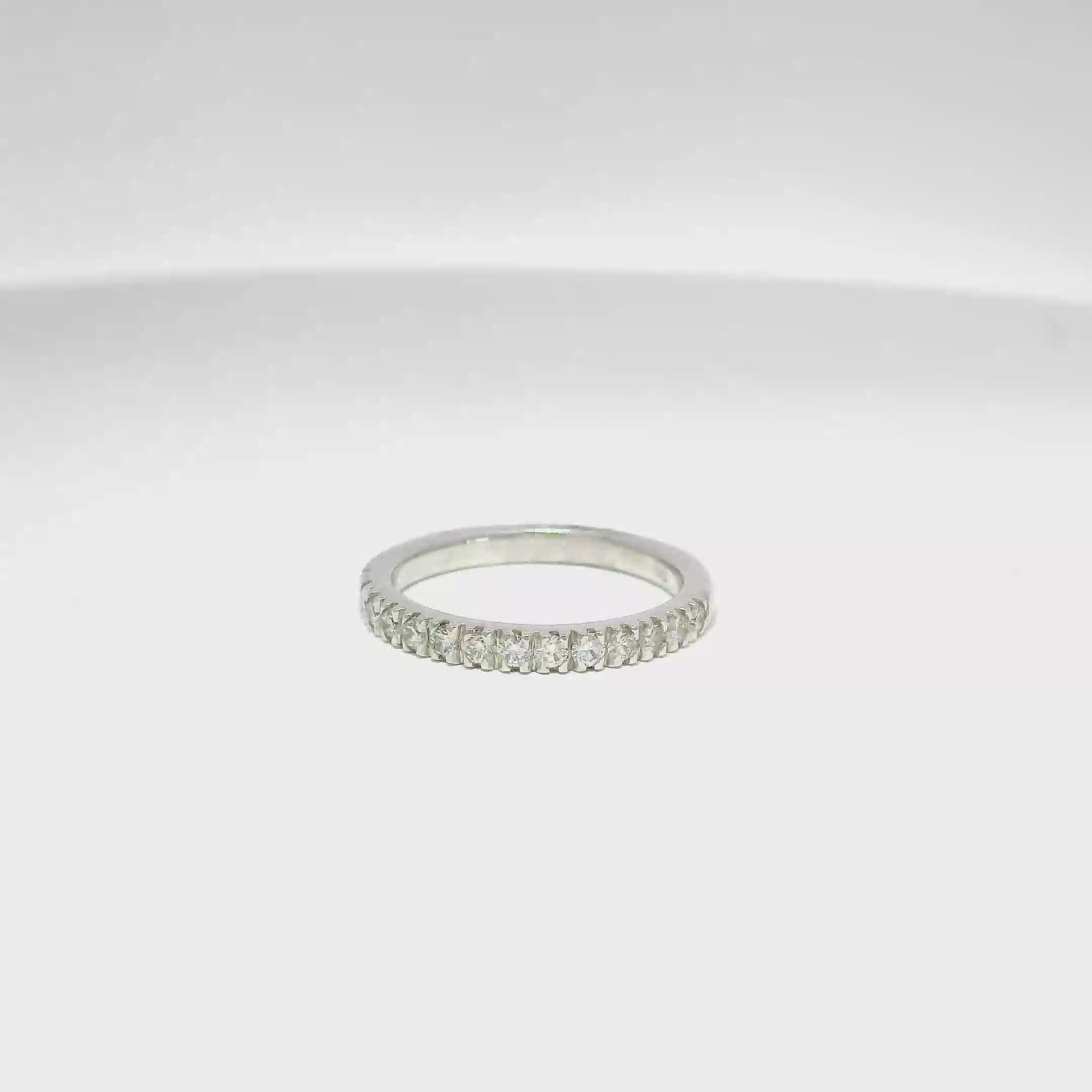 Lab Grown Diamond in 14K White Gold Sz 5