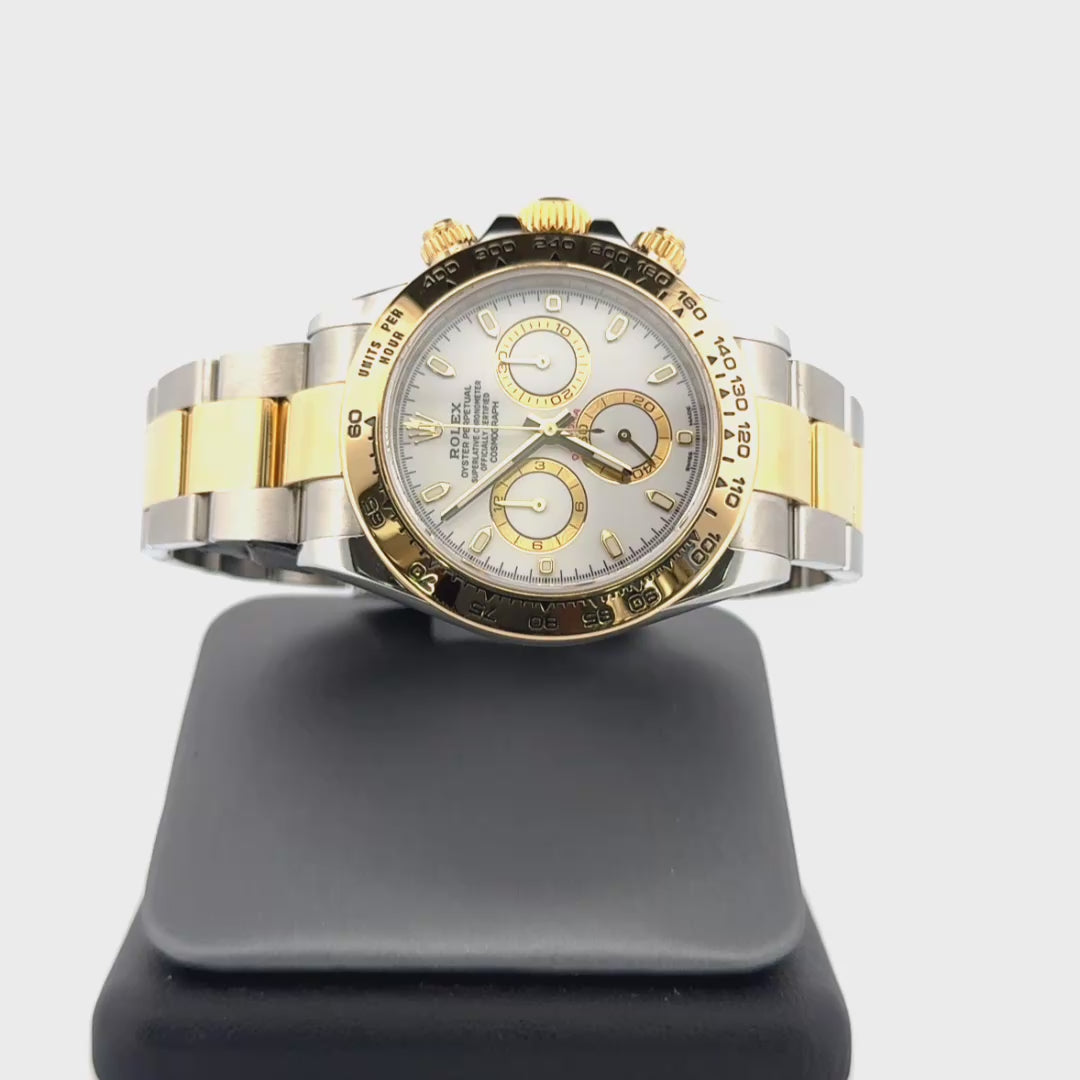 40mm Rolex Daytona 116503 Two Tone With White Dial (2019)