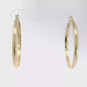 14K Yellow Gold Hoop Earrings