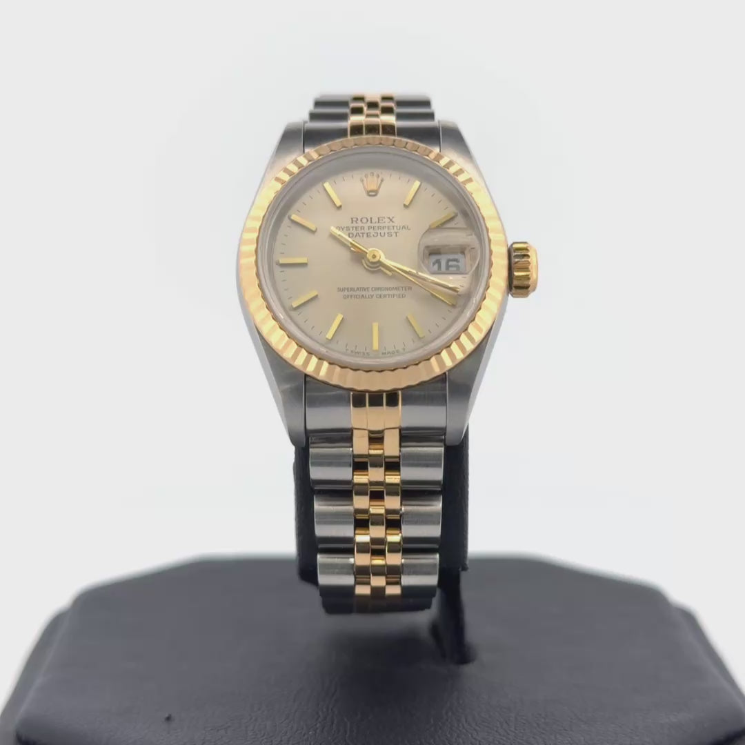 26mm Rolex Datejust 69173 Silver Dial Ladies (1997)