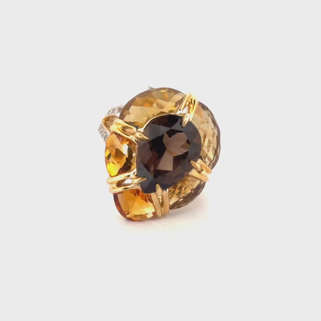 10K Yellow Gold Topaz Ring