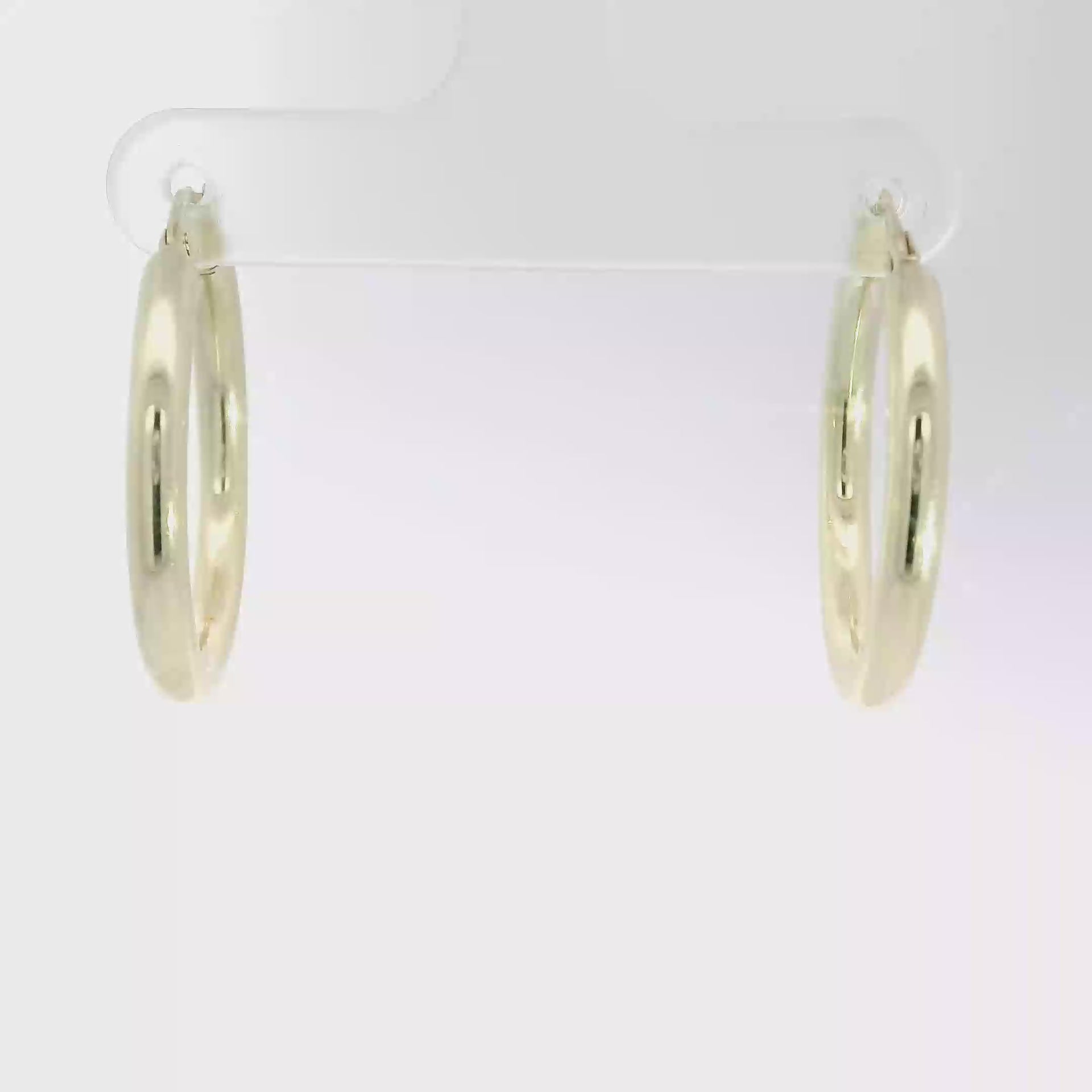 14K Yellow Gold Hoop Earrings