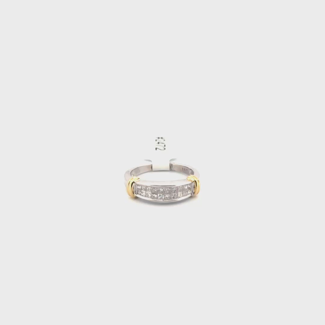 14k Two Tone Gold Ring