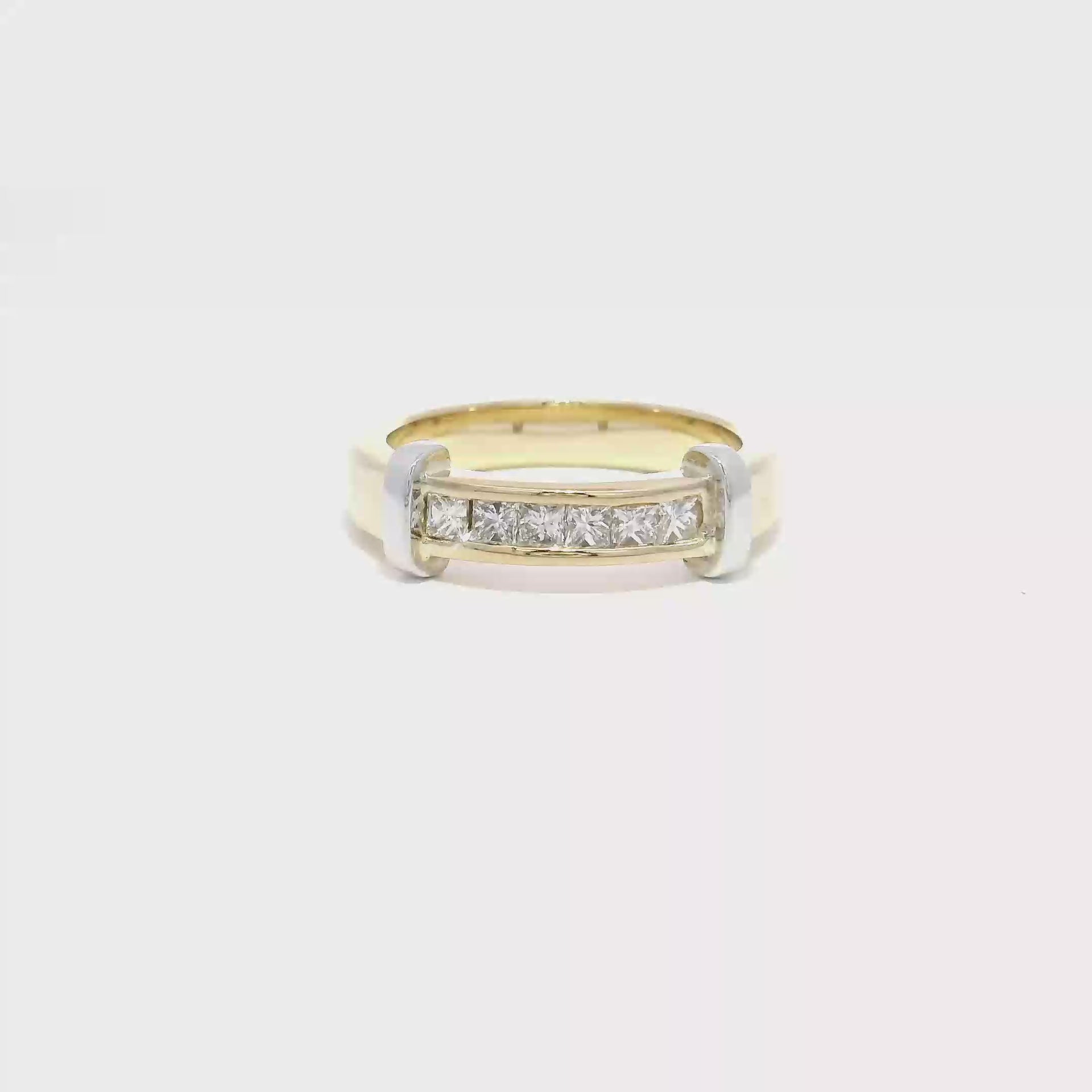 Natural Diamond Fashion Band in 14K Yellow Gold
