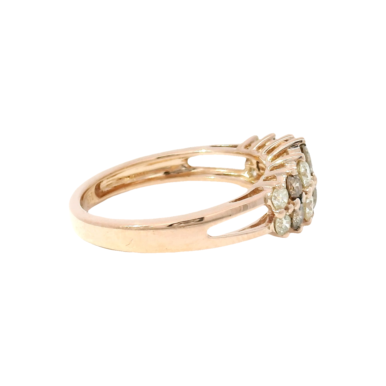 Effy Whiskey & White Diamond Fashion Ring in 14K Rose Gold