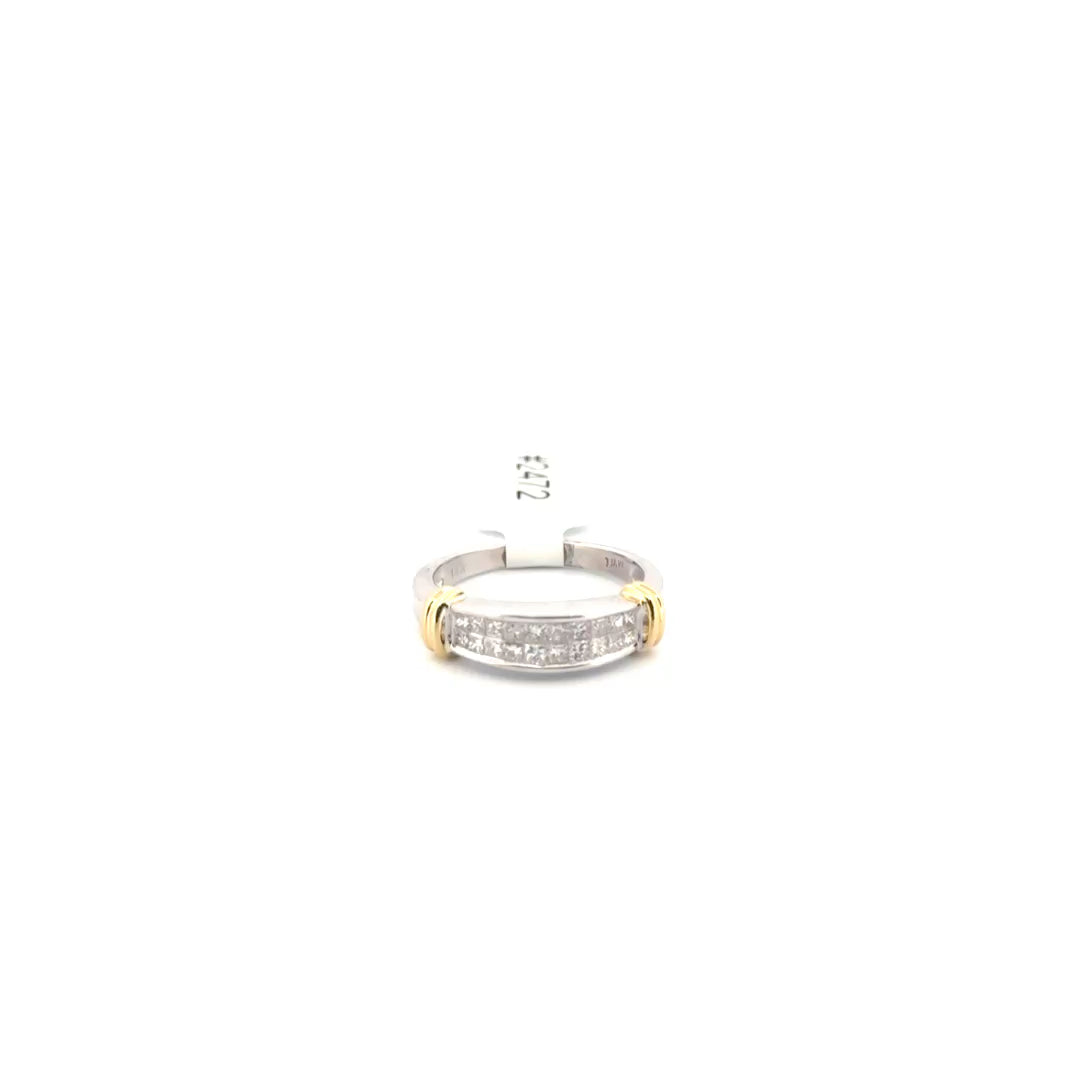 14k Two Tone Gold Ring