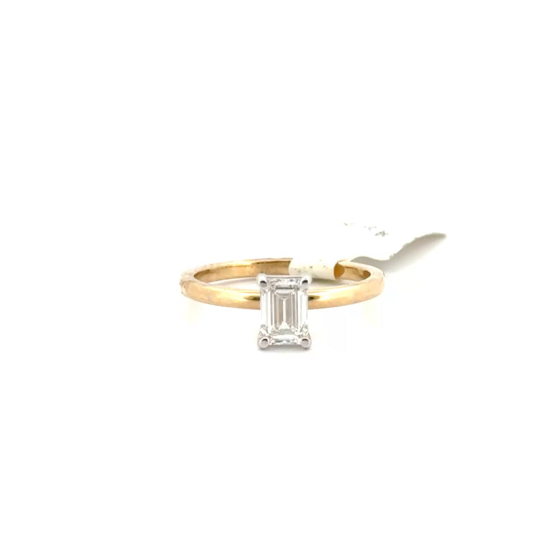 .83ct. E VS1 Lab Grown Emerald Solitaire Diamond Engagement Ring Sz 7