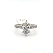 2.01ct. F VS1 Lab Grown Marquise Cut Diamond Engagement Sz 7