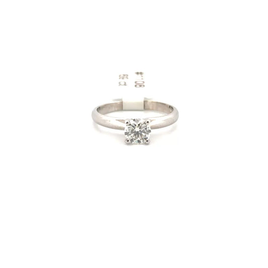 .69ct. Natural Round Diamond Solitaire on 14k White Gold Band