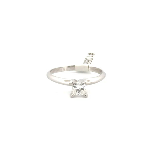 .50ct. G SI2 Natural Diamond Princess Solitaire GIA Certified