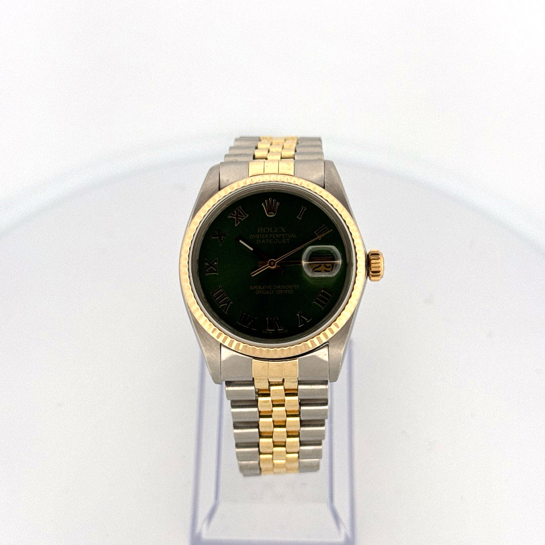 36mm Rolex Datejust 16013 Olive Dial (1983)