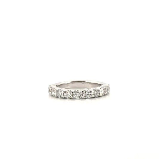 1.1cttw. Lab Grown Diamond Band in 14K White Gold