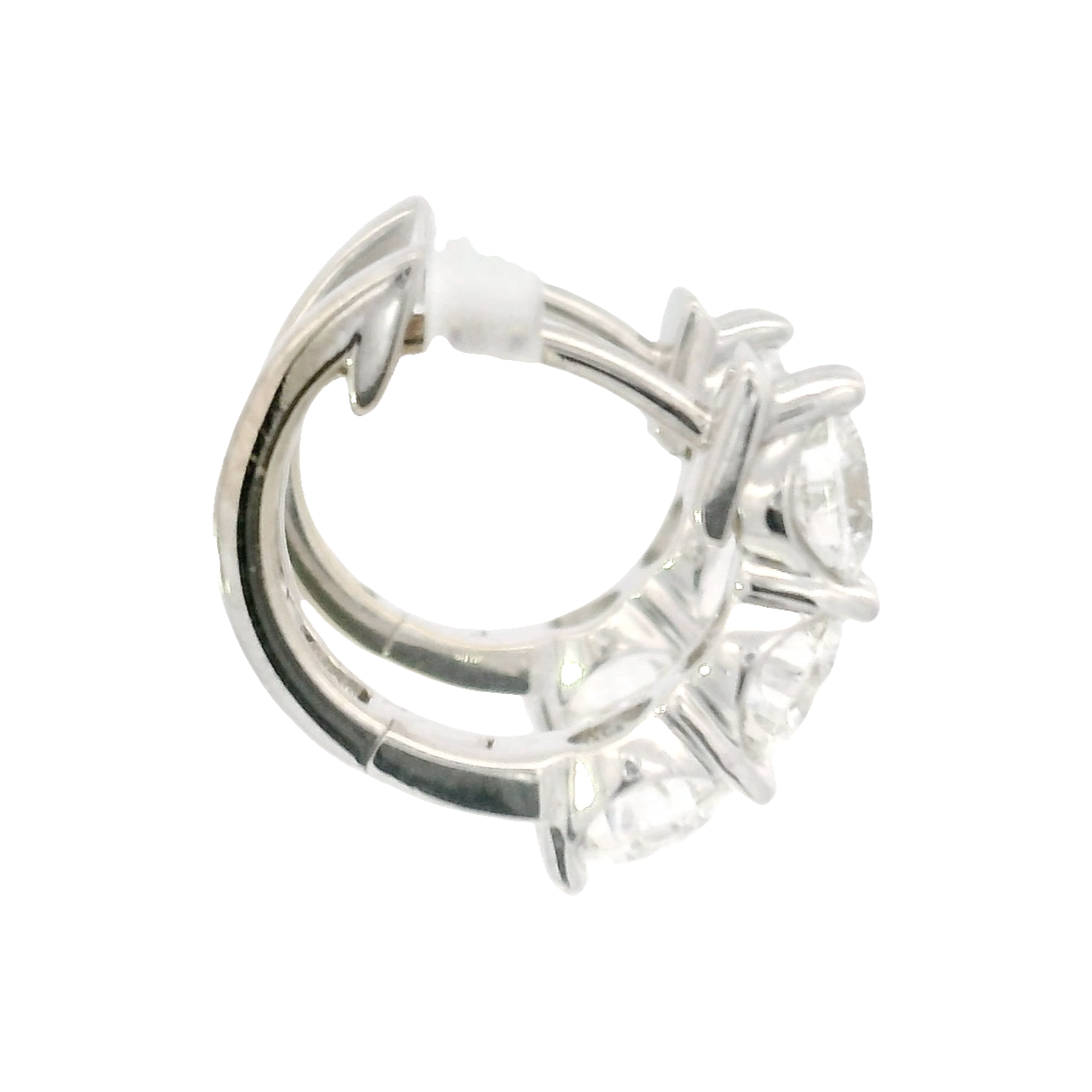 1.5cttw. Lab Grown Round Diamond in 14K White Gold