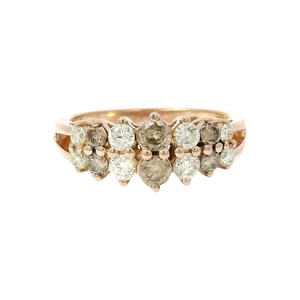 Effy Whiskey & White Diamond Fashion Ring in 14K Rose Gold